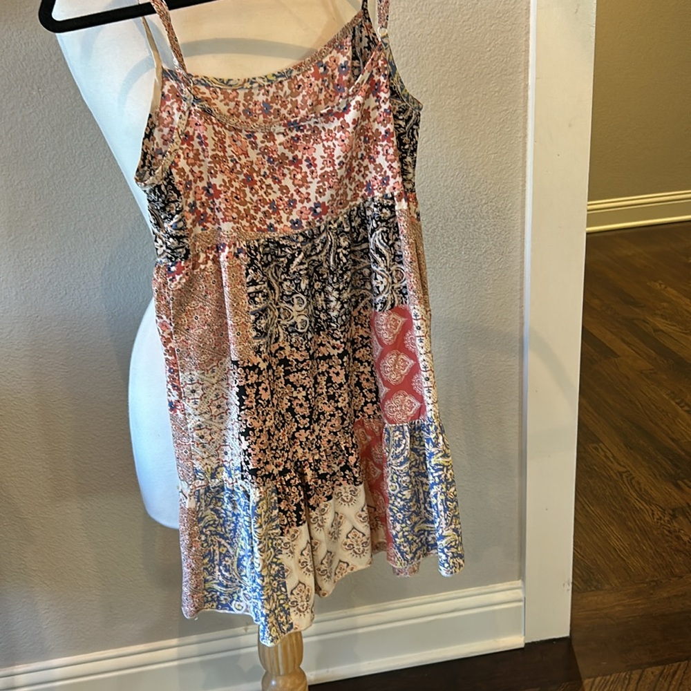 Altered State Patchwork Sundress Xs - image 4